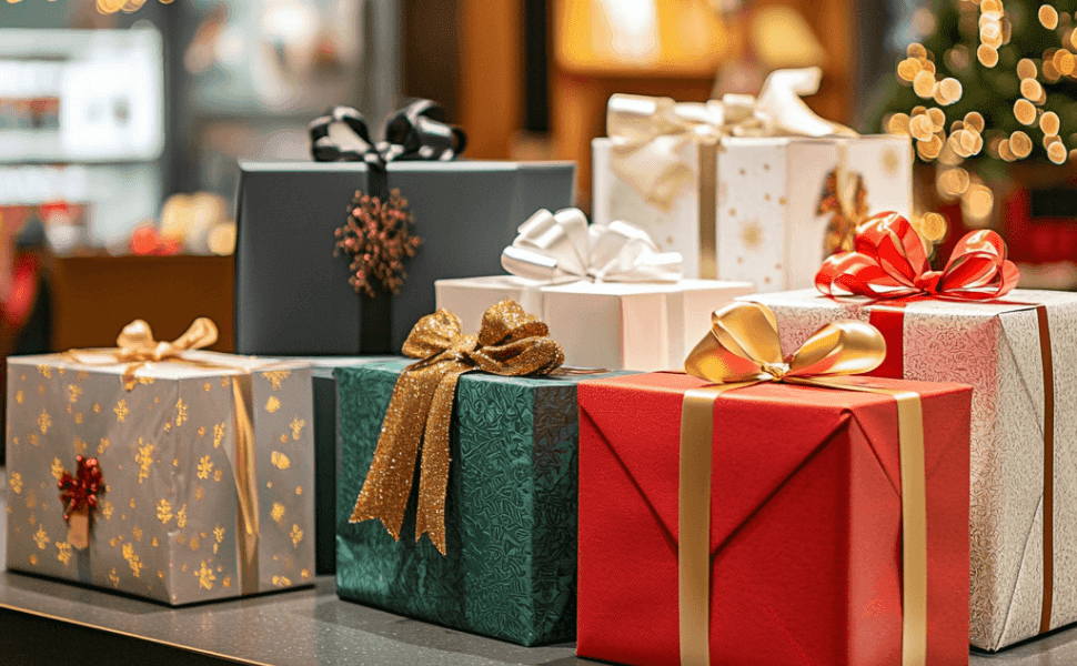 wrapped gifts